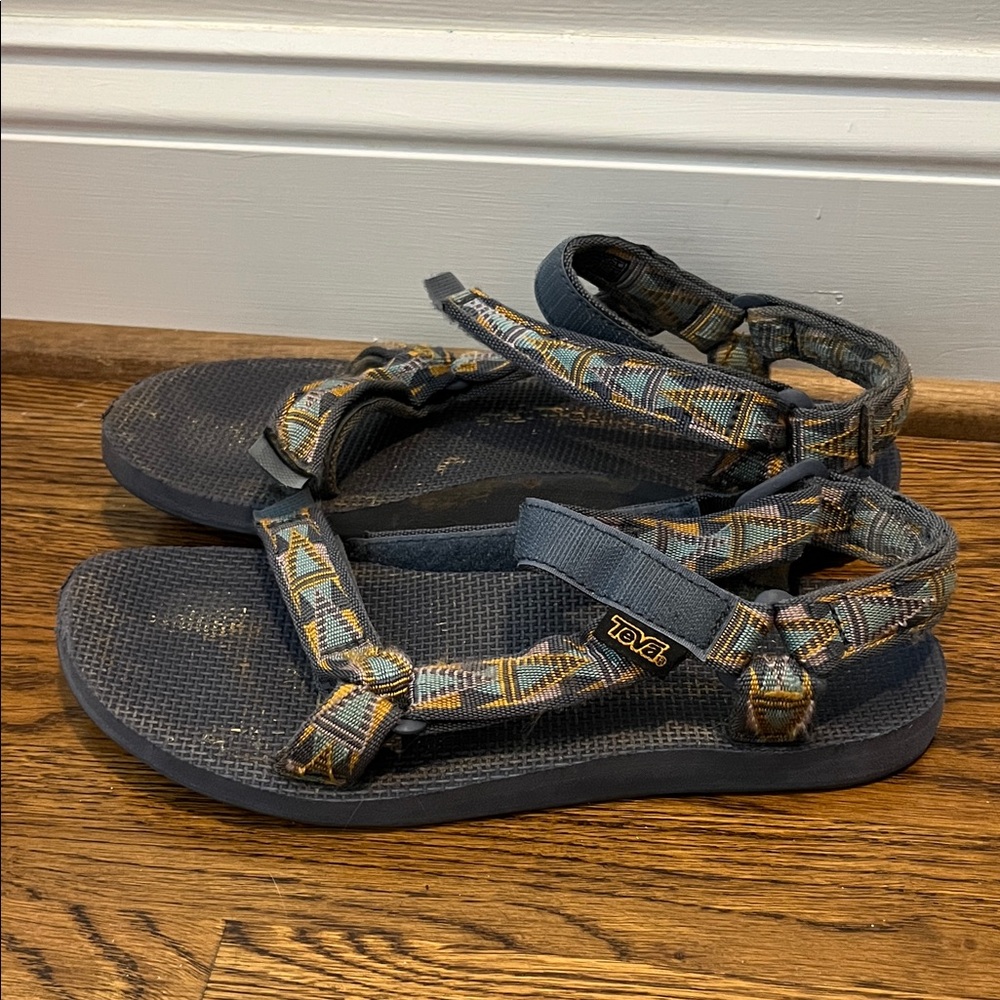 Women’s Blue Tevas - Picture 2 of 4